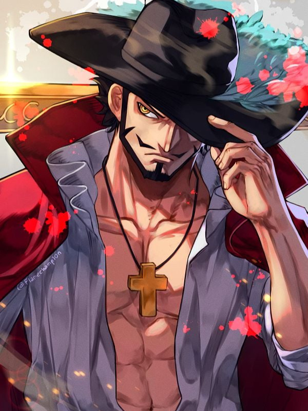 As Mihawk in One Piece