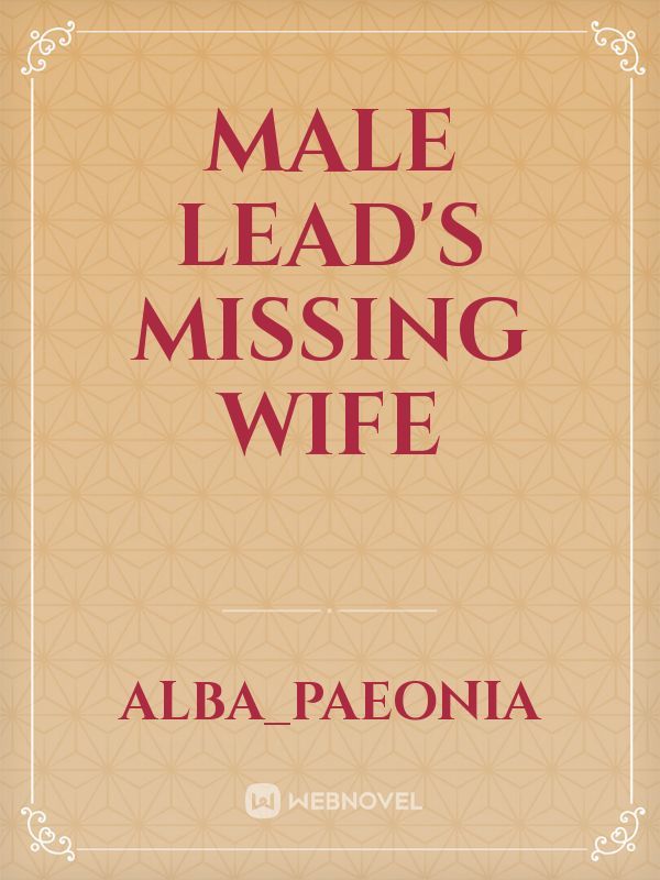 Male Lead's Missing Wife