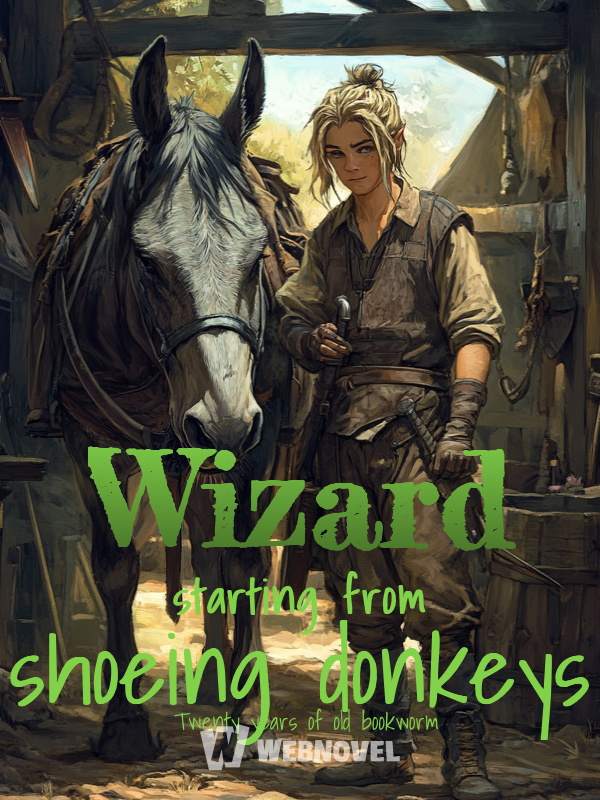 Wizard starting from shoeing donkeys