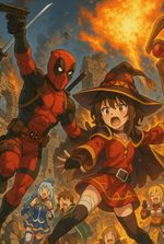 Deadpool Reincarnated: Chaos and Blades in the World of KonoSuba